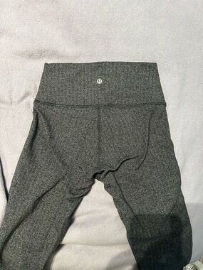 Lululemon Charcoal Herringbone Leggings